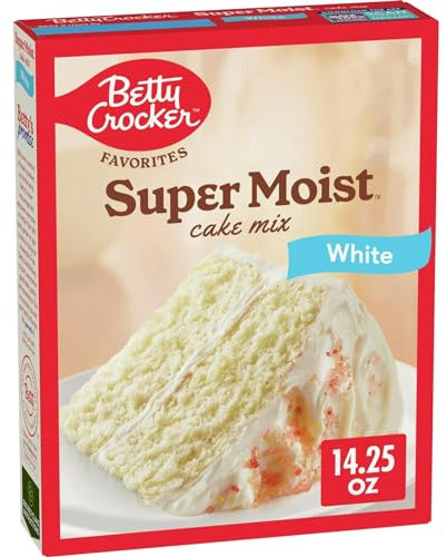 Betty Crocker Super Moist White Cake Mix 404g (14.25oz)