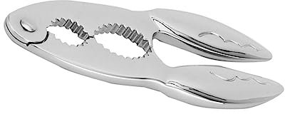 PRETYZOOM 1 Pc Tenazas De Cangrejo Herramienta De Comida De Cangrejo De Cocina Pistachos Kit De Tenedores De Marisco Abridor De Castañas Tuerca Aleación De Zinc Aleación De Aluminio