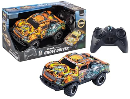 Revell Control, RC Ghost Driver (Orange), Maßstab 1:22, Kompakt und leicht, Einfache Bedienung, Ideal für Kinder ab 6 Jahren, Funkfrequenz: GHz