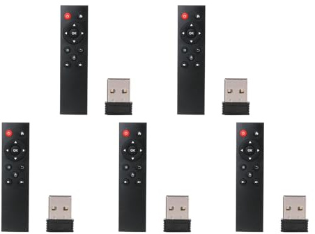 Decqerbe 5X Universal 2.4G Wireless Air Mouse Keyboard Remote Control for PC Android TV Box