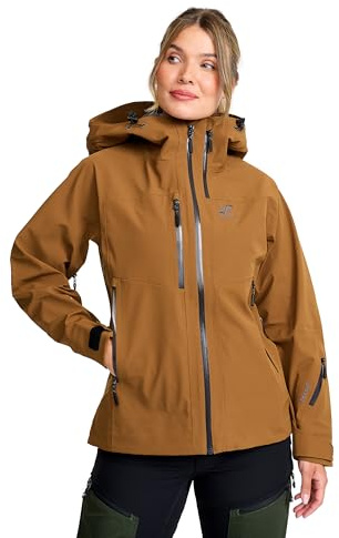 RevolutionRace Cyclone 3L Shell Jacket für Damen, Wasserdichte Jacke mit Recco-Reflektoren zum Wandern