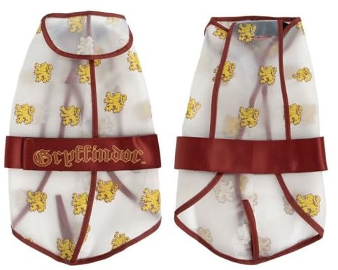 Harry Potter Regenmantel für Hunde, Rot, Größe L