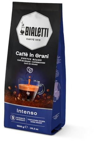 Bialetti Esperto Grani, Caffè in Grani, Gusto Intenso, 1 KG