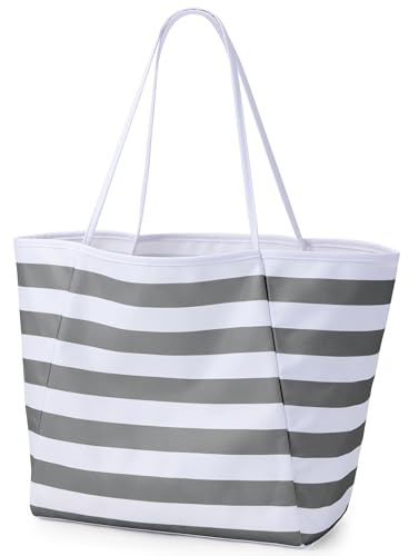 KALIDI Strandtasche XXL Familie Badetasche Damen Herren Wasserdicht Beach Bag Shopper Große Schwimmtasche für Strand Reisen Einkaufen Sport
