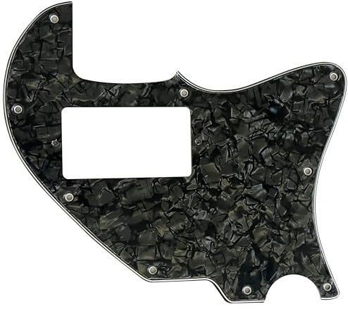 For Suhr Classic T Antique Telecaster PAF Style Guitar Pickguard Parts (4-lagig Black Pearl)