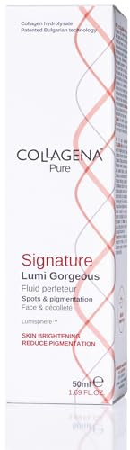 Collagena Pure Signature CC Cream SPF50 - Fluide équilibrant le teint contre les taches pigmentaires - Crème de jour anti-pigment avec huiles végétales et soin raffermissant la peau - 50 ml
