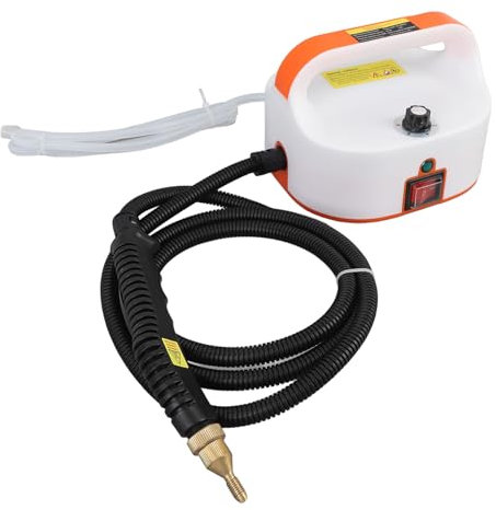Portatile a 6 velocità a 6 velocità Cleaner Vapore Multiuso, Pulitore a Vapore Portatile 50-400 Ml/min con Temperatura Alta 105 ° C per, Condizionatore D'aria, (Plug 220v)