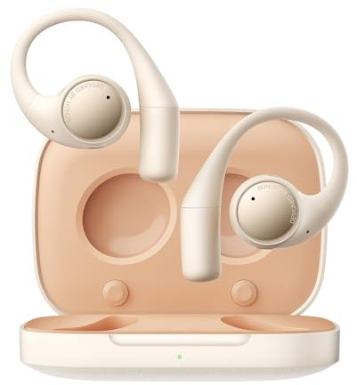 HONOR Earbuds Open Cuffie Senza Fili, Traduzione AI Live, 22 Ore Auricolari Bluetooth, 3 Microfono, IP54 Cuffie Wireless in Ear, Cuffie Bluetooth 5.2 con cancellazione attiva del rumore, Oro