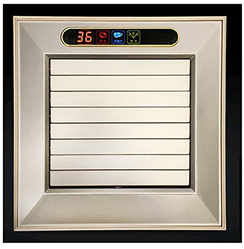 GTHTUHFD Ventilateur D'Extraction De Plafond 30 X 30 Cm, Extracteur d'air, Ventilateur De Cuisine, Ventilateur De Refroidissement À Distance, Silencieux, Refroidisseur Suspe