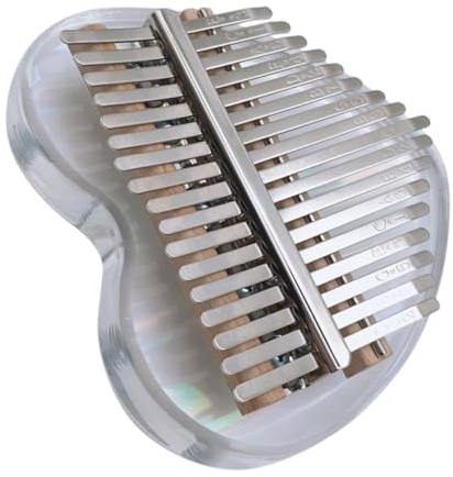 BESPORTBLE Mini Daumenklavier Acryl Tasten Fingerklavier Musikinstrument Für Anfänger Leicht Zu Spielen Lernen Geschenk Für Musikliebhaber