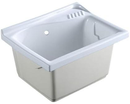 LAVATOIO IN CERAMICA MOD. S L. cm. 61 x P. cm. 50