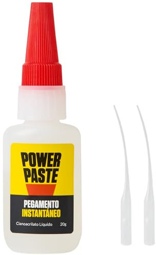 PowerPaste Super Glue XL – Pegamento fuerte de cianocrilato extrafuerte 20 g | Secado rápido y resistente al agua | Ideal para bricolaje, manualidades y reparaciones domésticas | multimaterial