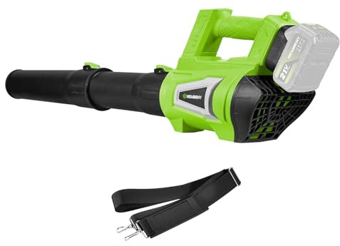 Elektrisch Laubbläser 23500RPM & 200KM/H, 6-Gang Luftgebläse für Garten no akku (ohne Batterien)