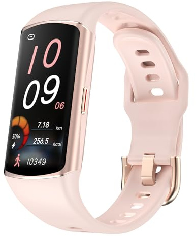 Smart Watch Fitness Tracker with 24/7 Heart Rate, Blood Oxygen Blood Pressure Monitor Sleep Tracker 120 Sports Modes Activity Tracker Step Calorie Counter IP68 Waterproof for Andriod iPhone Women Men