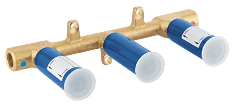 GROHE Zweihand Unterputz-Universal-Einbaukörper (1/2, Wandeinbau, mit Dichtmanschette), 29025002