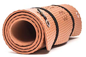 BOOTYMATS Pilates – Übergroße Matte ideal für Pilates-Übungen im Boden; Maße: 180 x 60 cm, Dicke: 9 mm. Bronze