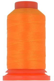 MDC Bobine Fil Mousse Polyester 1000m fabriqué en France pour surjeteuse Orange