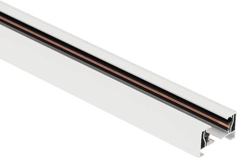 EDO - Sistema SEVA - Binario da Soffitto Monofase Bianco - Profilo Luminoso da Superficie per Faretti LED - Barra da Soffitto SEVA Track 0.9 m, 220–240 V, IP20 Illuminazione a Binario