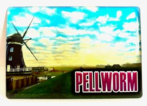 Pellworm Nordsee Deutschland Kühlschrankmagnet Souvenir Reiseandenken Fridge Magnet