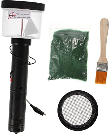 Hemobllo 1 Set Micro Static Grass Applicator Kit Comfortable Grip Electrostatic Flocking Machine for Model Railway Sand Table DIY Landscape