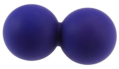 Erdnuss Massageball aus Silikon, Extra Firm, Blau für Rückenmassage
