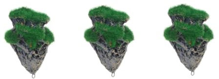 DOITOOL 3stücke Schwimmende Kunststein Dekoration Für Aquarium Pumice Ornament Mit Moos s Für Fischbehälter Einfache Installation Verleiht Ihrem Aquarium Einen Natürlichen Look