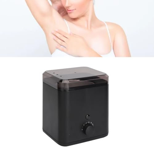 Professioneller Wachs Topfwärmer, Tragbare Reise Wachs Schmelz Heizmaschine, 200CC Wachswärmer Zur Haarentfernung, für Schnelles Erhitzen von Hartwachsperlen (EU-Stecker 220V)