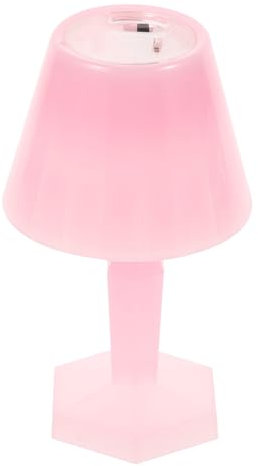 ARTIBETTER Mini Macaron Night Light Tiny House Decor Micro Bedside Lamp Compact Table Light for Miniature Scenes Safe and Material Unique Decorative Accessory