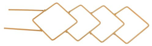 BESPORTBLE Metal Trellis Für Kletterpflanzen Robuste Unterstützung Für Topfpflanzen Für Drinnen Und Draußen Goldfarbener Pflanzenhalter Für Optimalen Wuchs