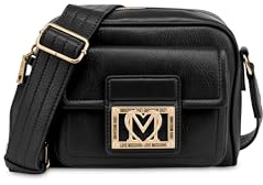 Love Moschino BORSA GRAIN PU NERO