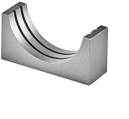 Besshepplo Supporto per Filtro per caffè Espresso in Alluminio per Filtro per caffè da 51, 54 e 58 mm. Supporta Il Posizionamento Verticale per Un Facile Accesso (2 Cinghie argentate).