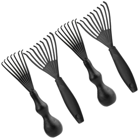 PENIKOKO Limpiador de Cepillos y Peines para Cabello de Plástico Negro, Compacto y Portátil, Retira Cabello Fácilmente en Diversas Ocasiones