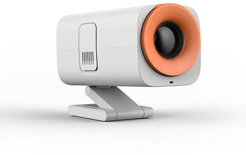 2025 Nuevo Mini Proyector, Sistema Android 12, Diseño Portátil Plegable, Enfoque Manual, Compatible con 1080P, Cine en Casa LED for Dormitorio de Viajes al Aire Libre