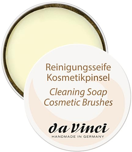 da Vinci, Pinselseife 40g, vegan, Reinigung für Kosmetikpinsel
