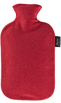 Fashy 6530 Bouillotte 42, 2.0 L, Housse en tissu, thermoplastique, Airelle