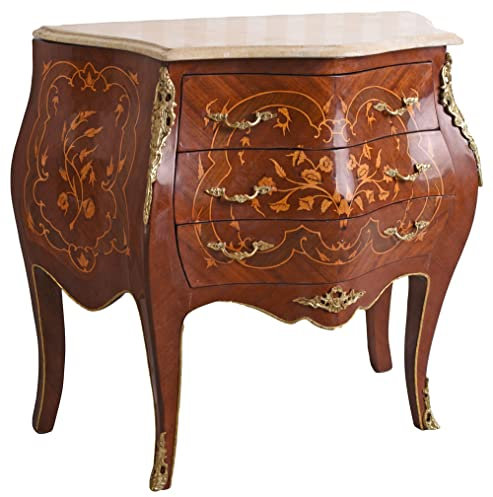 Palazzo cat991 - Cómoda de noche de estilo barroco