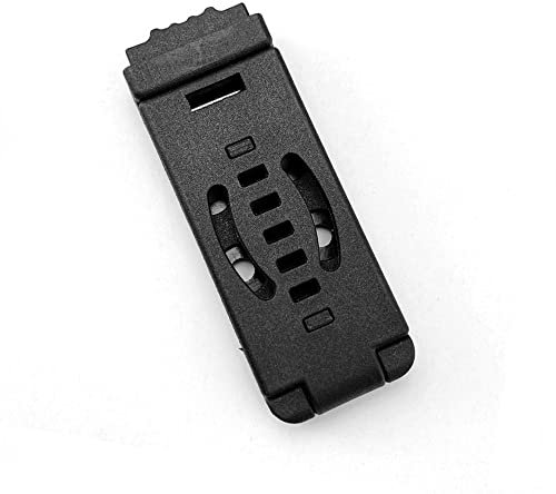 MiOYOOW Messerholster-Clip tragbare Messerscheide Klemme mit abnehmbarem Schalterschloss für Jagd Wandern Outdoor-Abenteuer