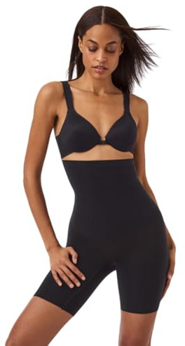SPANX Shapewear för kvinnor, Power Shorts med magkontroll och hög midja (Normal och Plus Size)