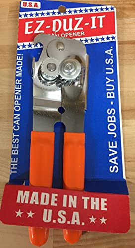 EZ-DUZ-IT Deluxe Can Opener (Orange)