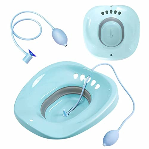 Sitz Badewanne, Sitzbadewanne für Hämorrhoiden, Sitzbadewanne für WC-Sitz, Postpartale Pflege, Yoni Dampfsitz für Frauen, zusammenklappbar
