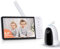 ASFSKY Baby Monitor, Babyphone mit Kamera, 5''HD-Display, Gewächshauserkennung, Infrarot-Nachtsicht, 2 Wege Audio, 8 Musik, Videoaufzeichnung, VOX-Modus, Fütterungserinnerung, Babyfon (Weiß)