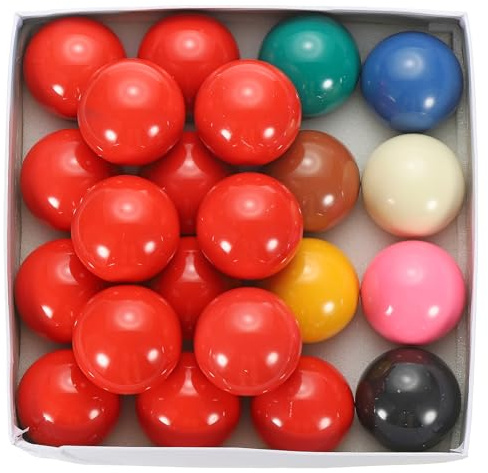 PATIKIL Set de Bolas de Billar, Tamaño de Reglamento de 2-1/16 con 22 Bolas de Billar Profesionales, Incluyendo la Bola de Taco Bolas de Billar de Mesa de Pool para Reemplazo