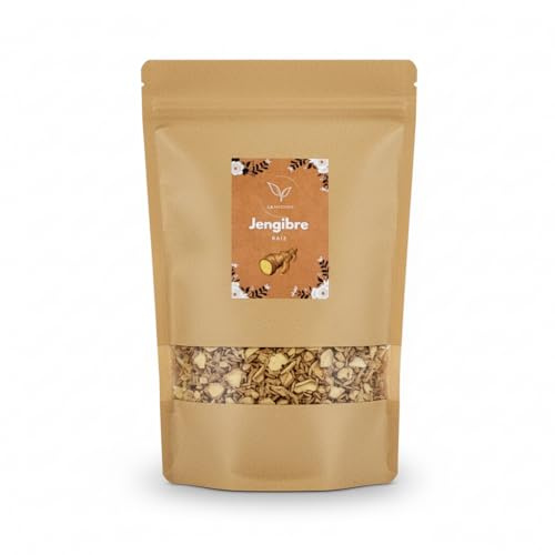 Jengibre en raiz premium Ginger Powder – Kión (Zingiber Officinale) para infusiones, repostería y cocina; sabor intenso; apoyo digestivo, efecto relajante y acción antioxidante