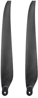 ResGcx Hélices Plegables de Fibra Carbono reforzadas TS-4314 43 Pulgadas (Juego CW/CCW) for Sistemas energía X11, componentes Rotor Dron Carga Pesada(2pcs CCW)