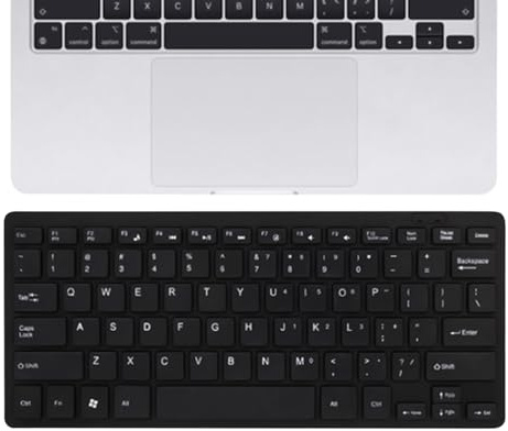 Clavier – Conception d'entrée USB compacte, Disposition silencieuse des | Boutons | pour Ordinateur Portable Tablette Ordinateur Portable Bureau Maison bibliothèque café Salle d