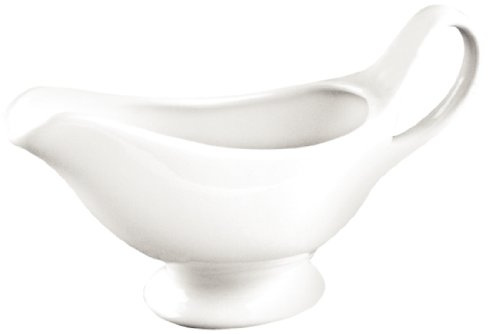 Olympia Whiteware Gravy Boats 340Ml 12Oz Sauce Dish Bucket Roasting 6pc
