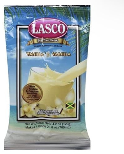 Lasco Food Drink, 50% less sugar Vanilla 4.2 oz (pk of 24)