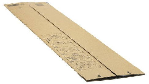 progressPACK Teleskop-Versandhülse Premium PP LBT10.06 aus Wellpappe, DIN A0, 860 x 111 x 111 mm, 10-er Pack, braun