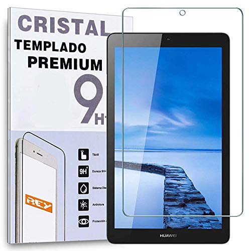 REY Bildschirmschutz aus gehärtetem Glas für Huawei MEDIAPAD T3 7 WiFi, Schutzfolie, Displayschutzfolie 9H+ Härte, Anti-Kratzen-Öl-Bläschen