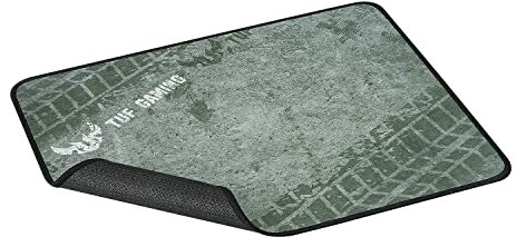 ASUS TUF P3 Gaming-Mauspad, Glatte Stoffoberfläche für schnelles und präzises Tracking, langlebige Anti-Ray-Nähte, rutschfeste Gummiunterseite, leicht und tragbar
